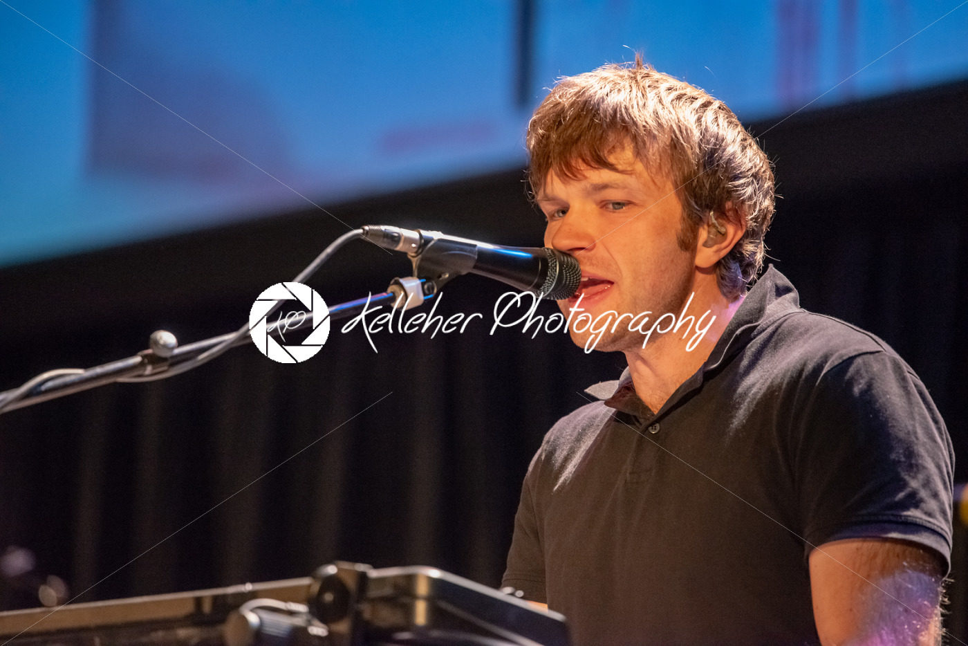 ITHACA, NY – NOVEMBER 4, 2018: Vocalist Andy Ross of the band OK Go performs on their Live Videos tour at the State Theatre of Ithaca - Kelleher Photography Store