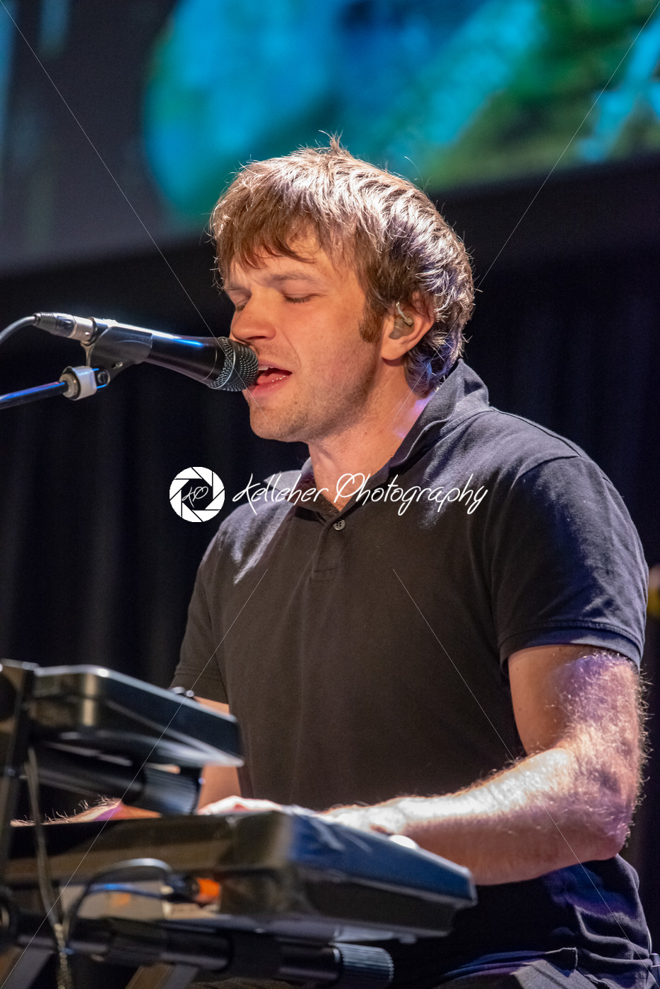 ITHACA, NY – NOVEMBER 4, 2018: Vocalist Andy Ross of the band OK Go performs on their Live Videos tour at the State Theatre of Ithaca - Kelleher Photography Store